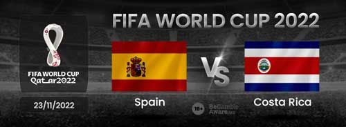 فرم پیش بینی بازی اسپانیا و کاستاریکا «جام جهانی 2022، 2 آذر»