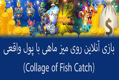 بازی آنلاین روی میز ماهی با پول واقعی (Collage of Fish Catch)
