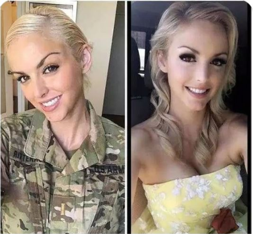 زیباترین زنان سرباز